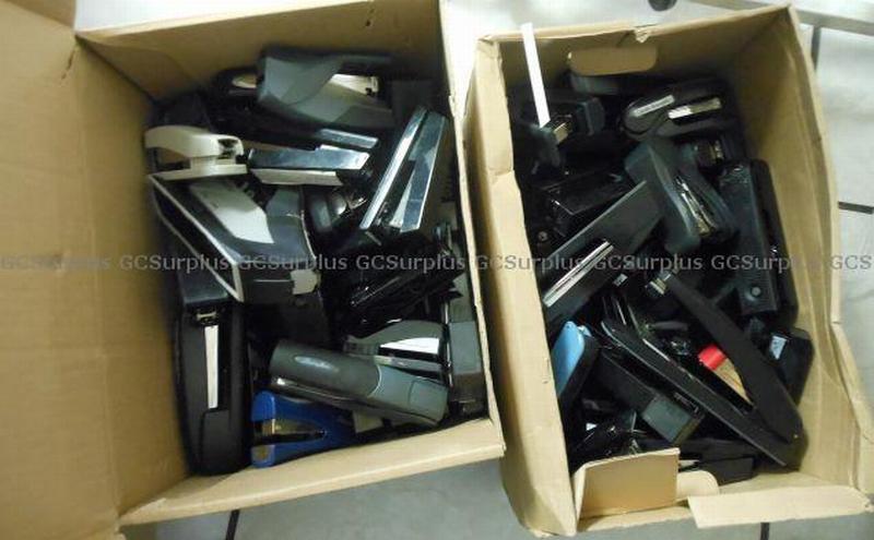Picture of Lot of Assorted Hand Staplers