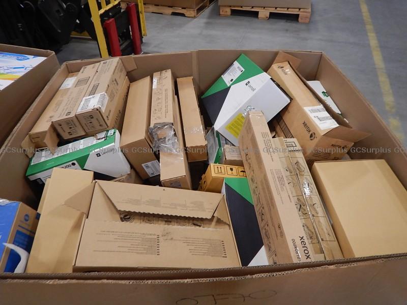Picture of Lot of Used Toner Cartridges