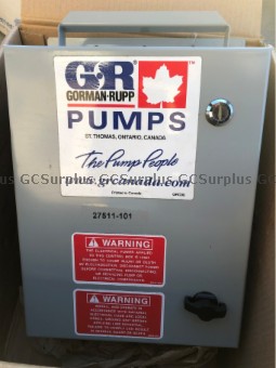 Picture of Gorman-Rupp Pump Control Panel