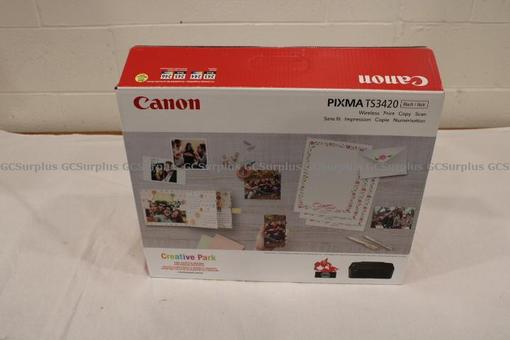 Photo de 10 imprimantes Canon Pixma TS3