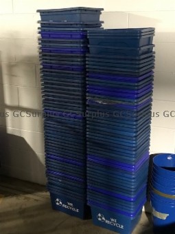 Picture of Blue Recycle Bins