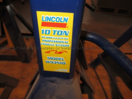 Picture of Lincoln 10-ton Jack Stands