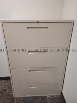 Picture of Lot of 4-Drawer Filing Cabinet