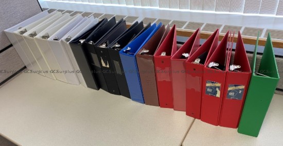 Picture of Lot of Assorted Binders