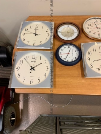 Picture of Assorted Clocks and Office Ite