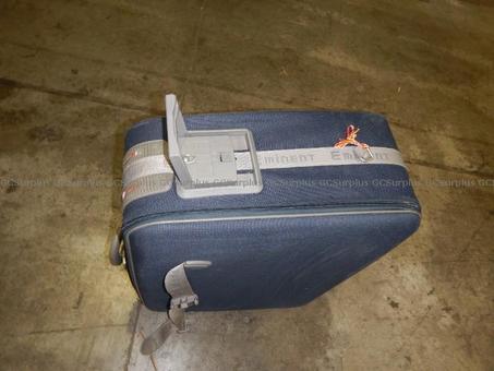 Picture of 1 Large Blue Rolling Suitcase