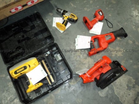 Picture of Lot of Power Tools - Sold for 