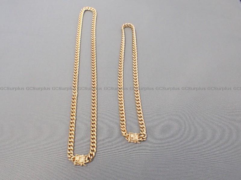 Picture of Gold-Coloured Chain Link Neckl