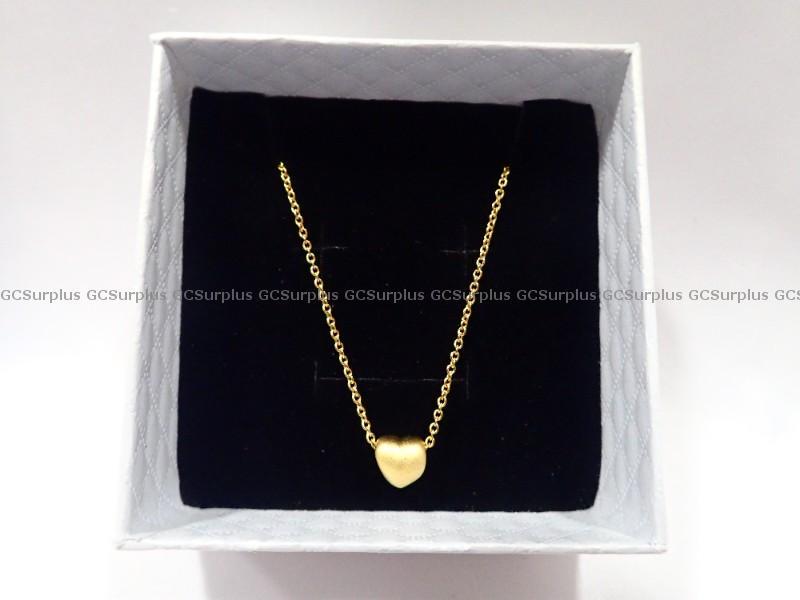 Picture of Gold-Coloured Heart Necklace
