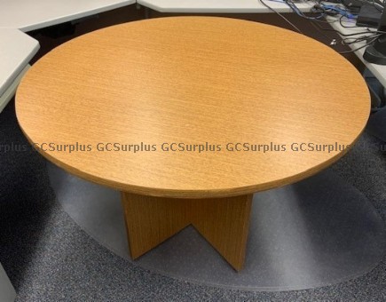 Picture of Round Wooden Table