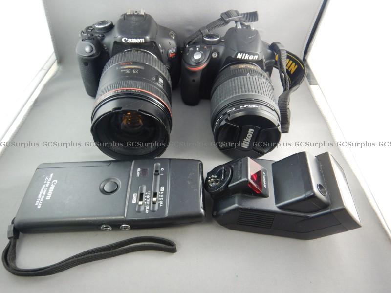 Picture of Assorted Digital SLR Cameras