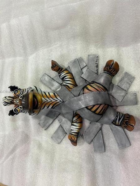 Picture of Zebra Duct Tape Sculpture by C