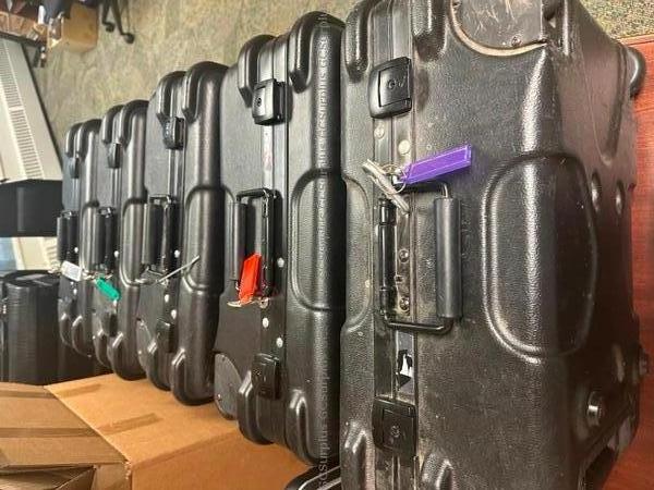 Picture of Lot of Various Briefcases