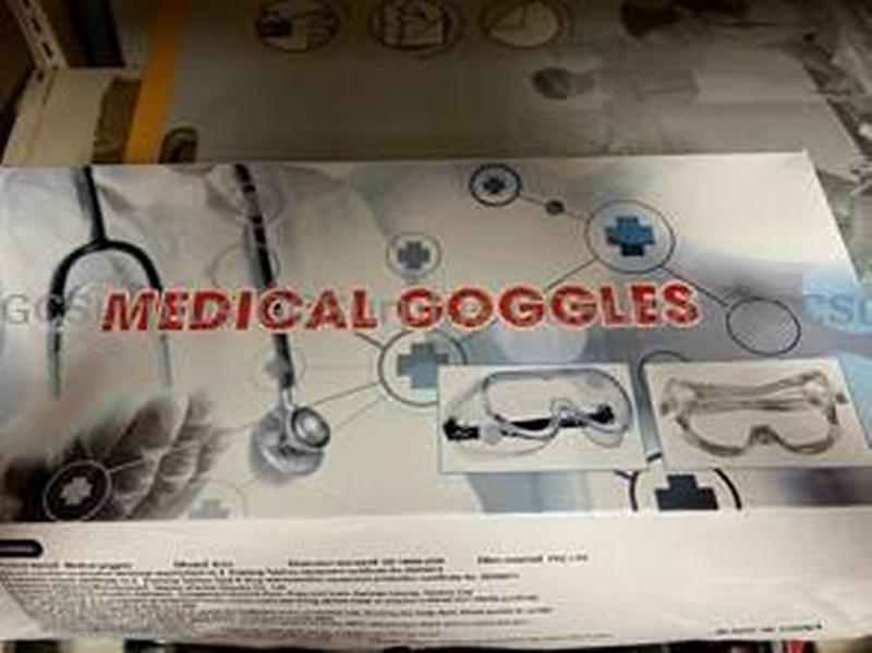 Picture of Lot of Medical Goggles