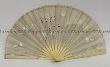 Picture of Antique Ivory and Silk Fans