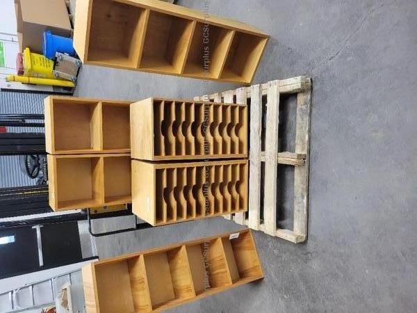 Picture of Wooden Shelves and Mail Organi