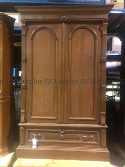 Picture of Antique Wooden Wardrobe - Stor