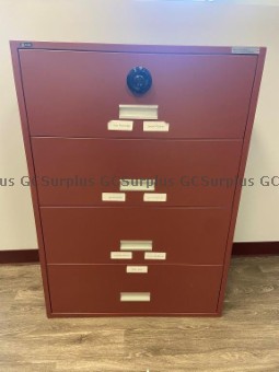 Picture of Metal Cabinet with 4 Drawers a