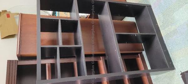 Picture of Three Bookcases and Display Ca