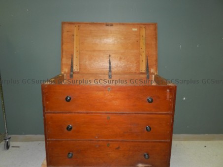 Picture of Antique Wooden Open-Top Dresse