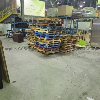 Picture of Lot of Empty Wooden Pallets