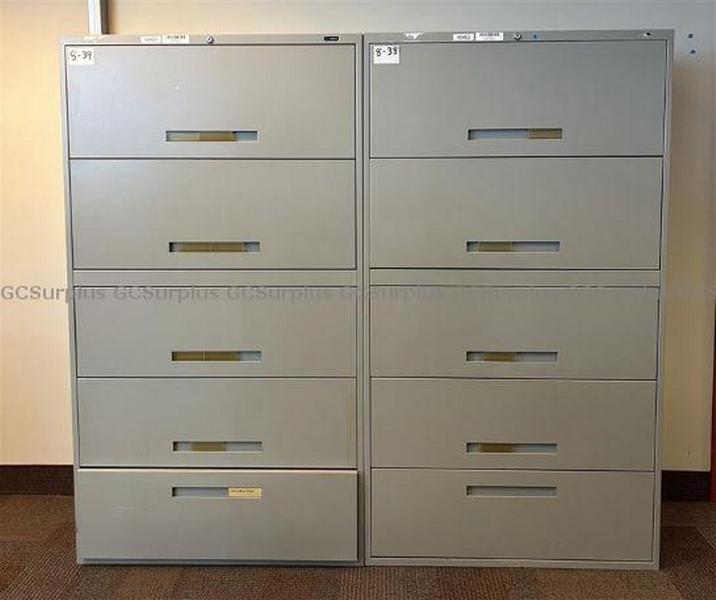 Picture of Lot of 5 Horizontal 5-Drawer F