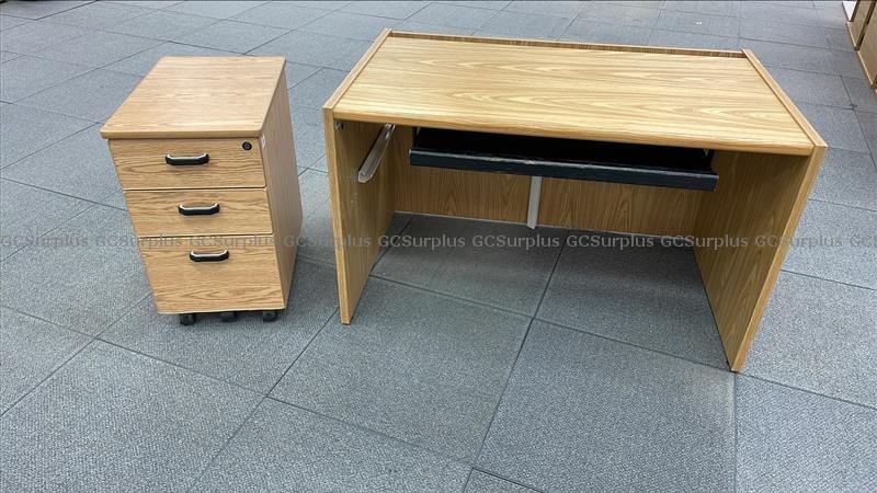 Picture of Melamine Worktables and Pedest