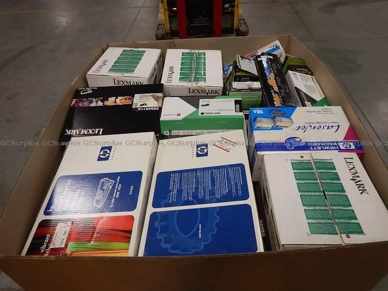 Picture of Lot of Used Boxed Toner Cartri