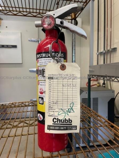 Picture of Lot of Chemical Fire Extinguis