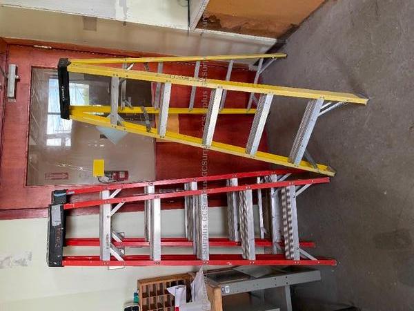 Picture of Three 6-Foot Fibreglass Ladder