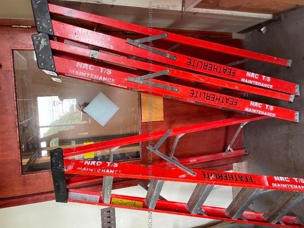 Picture of Three 6 Foot Fiberglass Ladder