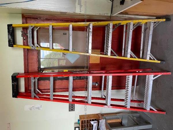 Picture of Two 8-Foot Fiberglass Ladders