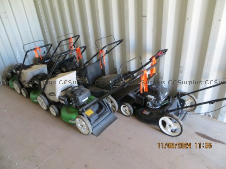 Picture of 7 Assorted Push Lawnmowers - S