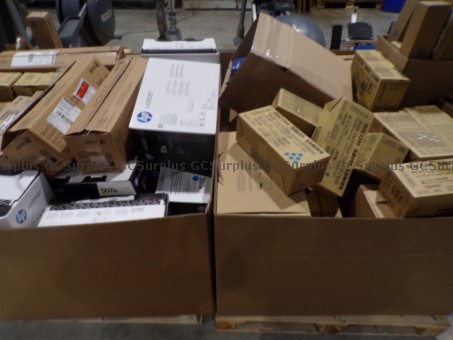 Picture of Lot of Used Printer Cartridges