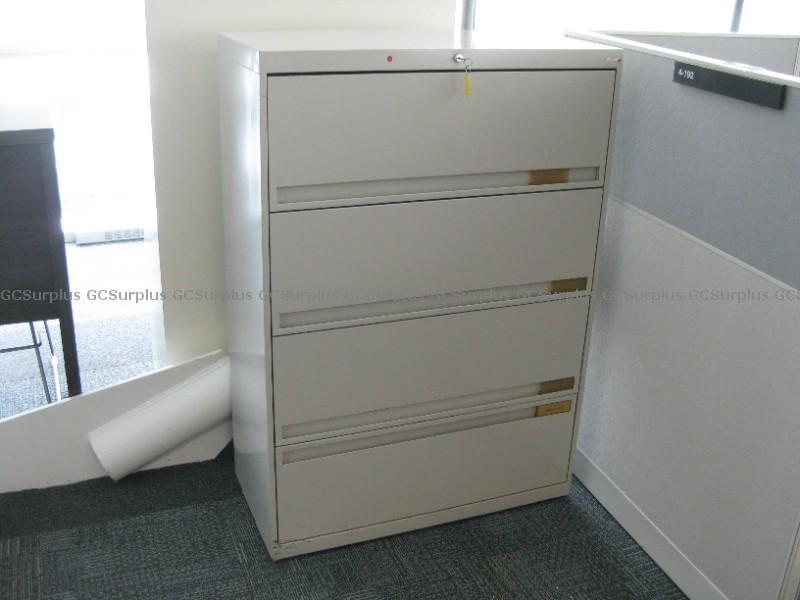 Picture of Metal Filing Cabinets and Pede