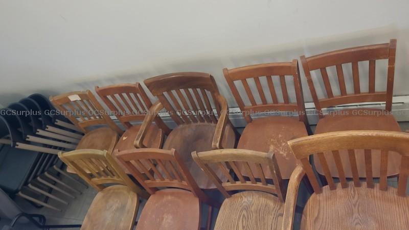Picture of 9 Wooden Chairs