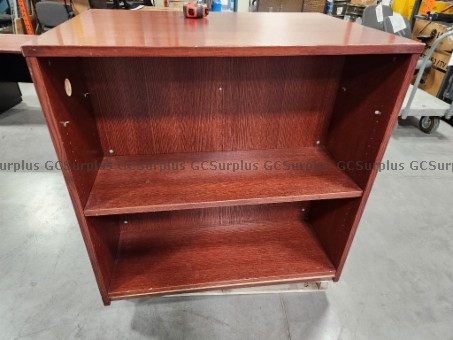 Picture of Two Sided Wood Bookshelf