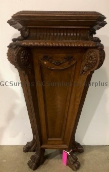 Picture of Wooden Pedestal and Corner Cab