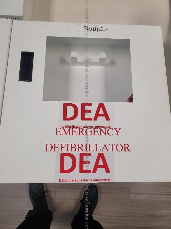 Picture of AED and First Aid Containers