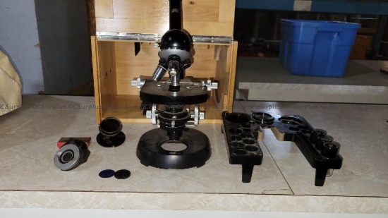 Picture of Zeiss Winkel Antique Microscop