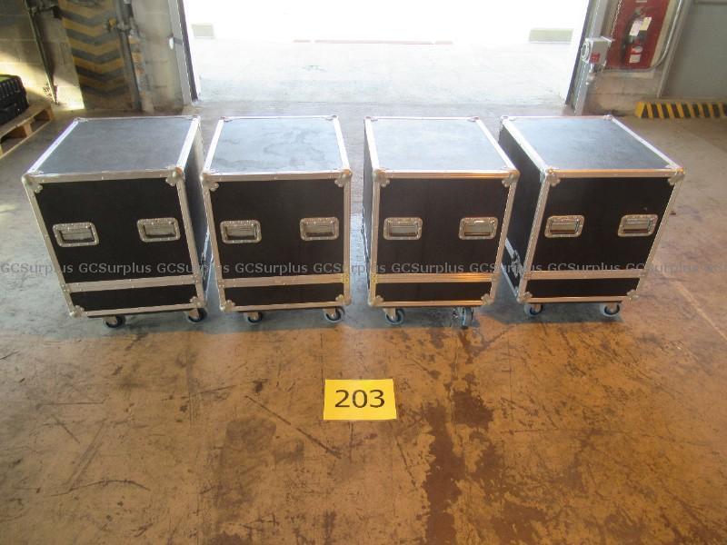 Picture of Lot of Transport Cases on Cast