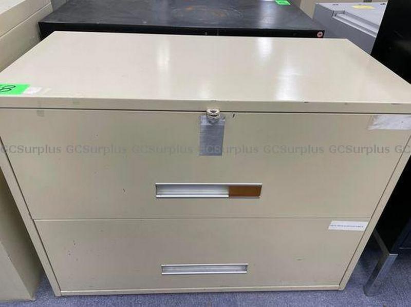 Picture of Lot of Used Filing Cabinets