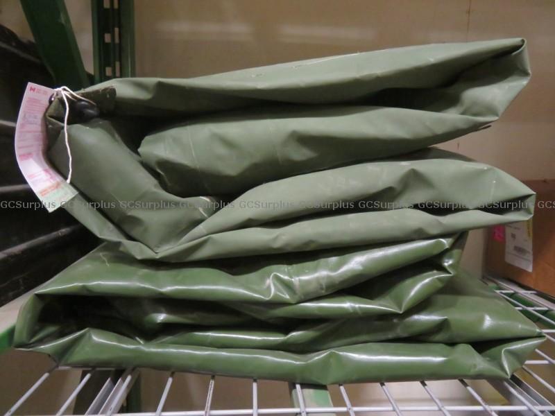 Picture of Lot of Protective Tarpaulins