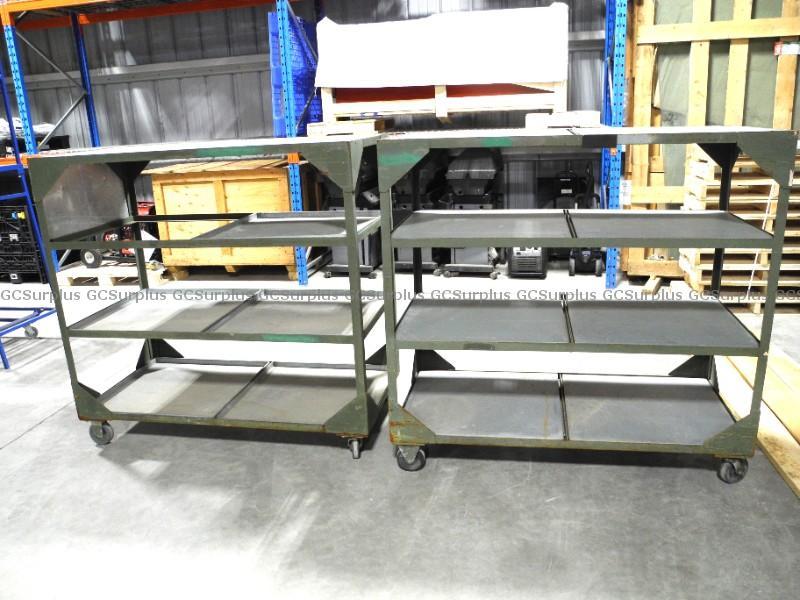 Photo de Lot de 2 chariots de transport