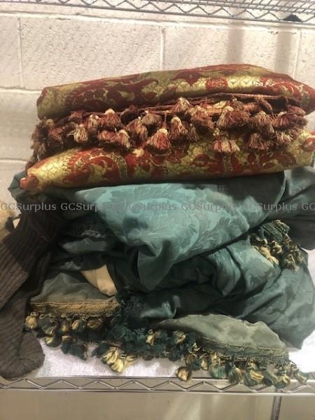 Picture of Lot of Antique Textiles and Ha