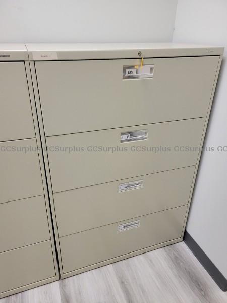 Picture of Lot of Filing Cabinets