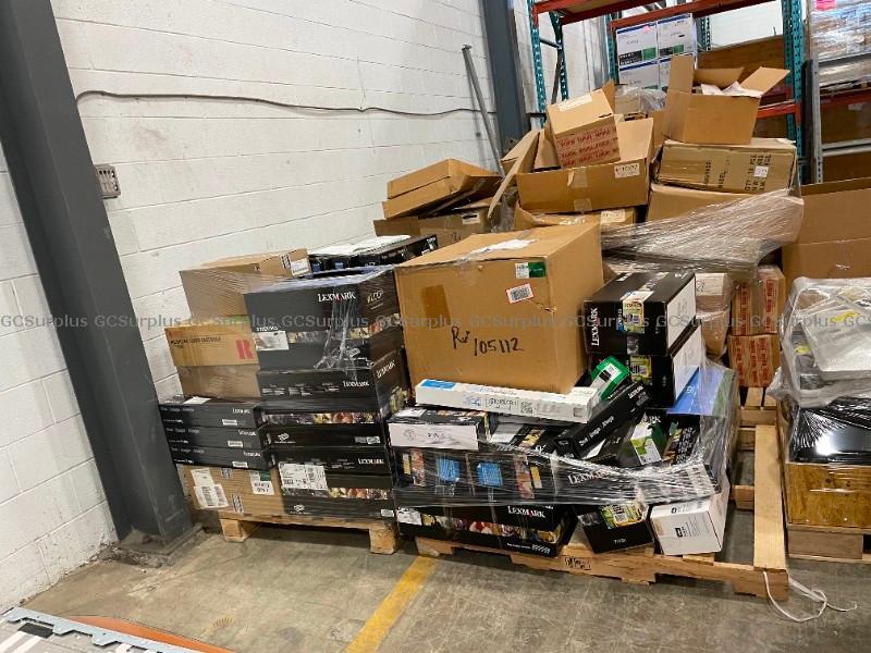 Picture of Assorted Used Toner Cartridges