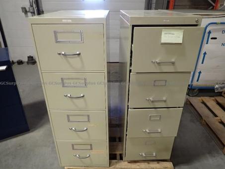 Picture of 2 Vertical 4-Drawer Filing Cab