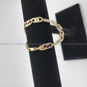 Picture of 10K Gold Fancy Link Bracelet