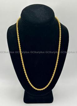Picture of 21kt Yellow Gold 21'' Rope Cha
